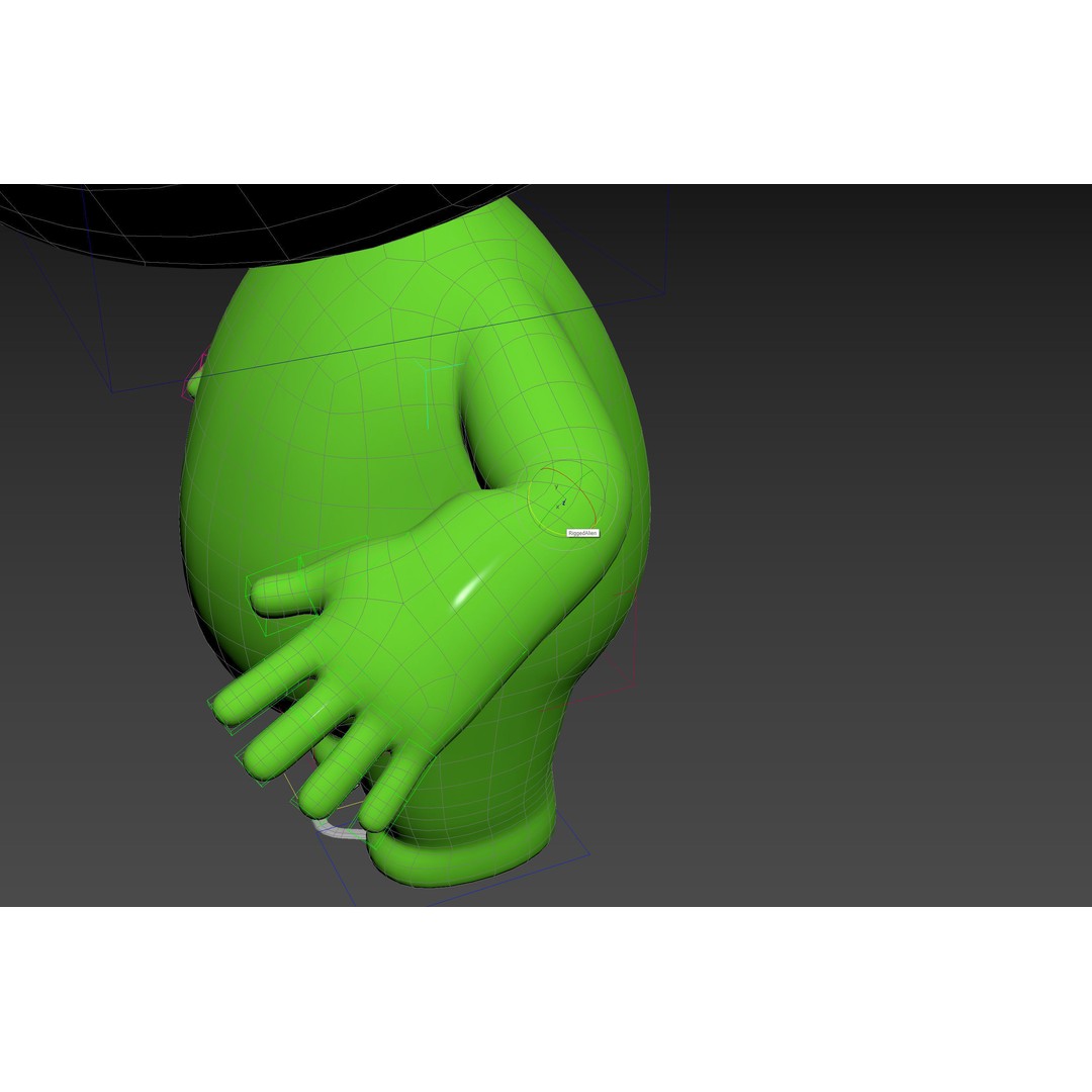 Rigged Alien 3D Model – Cute Cartoon Character, FBX & OBJ - View 25