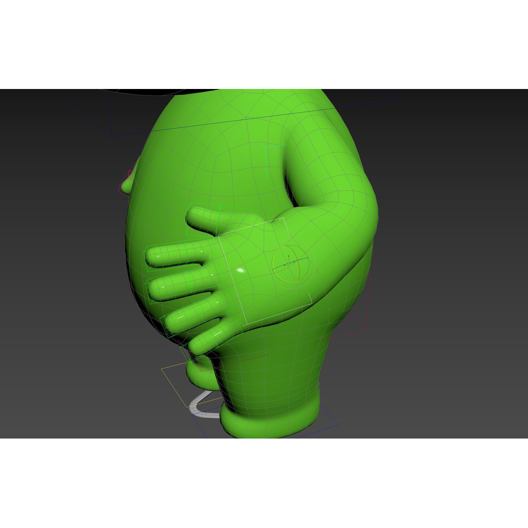 Rigged Alien 3D Model – Cute Cartoon Character, FBX & OBJ - View 26