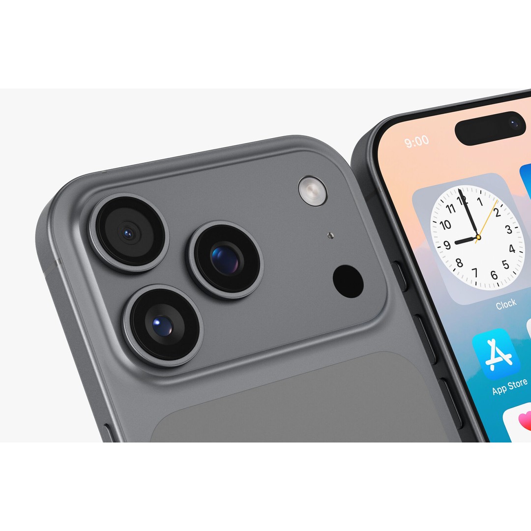 Apple iPhone 17 3D Model – Realistic PBR Asset for Blender, FBX, OBJ - View 16