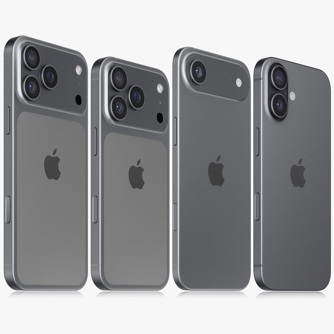Apple iPhone 17 3D Model – Realistic PBR Asset for Blender, FBX, OBJ - View 3