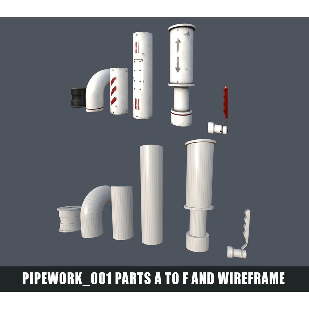 Sci-Fi Space Corridor 3D Model – Low Poly Game Asset, FBX, PBR - View 43