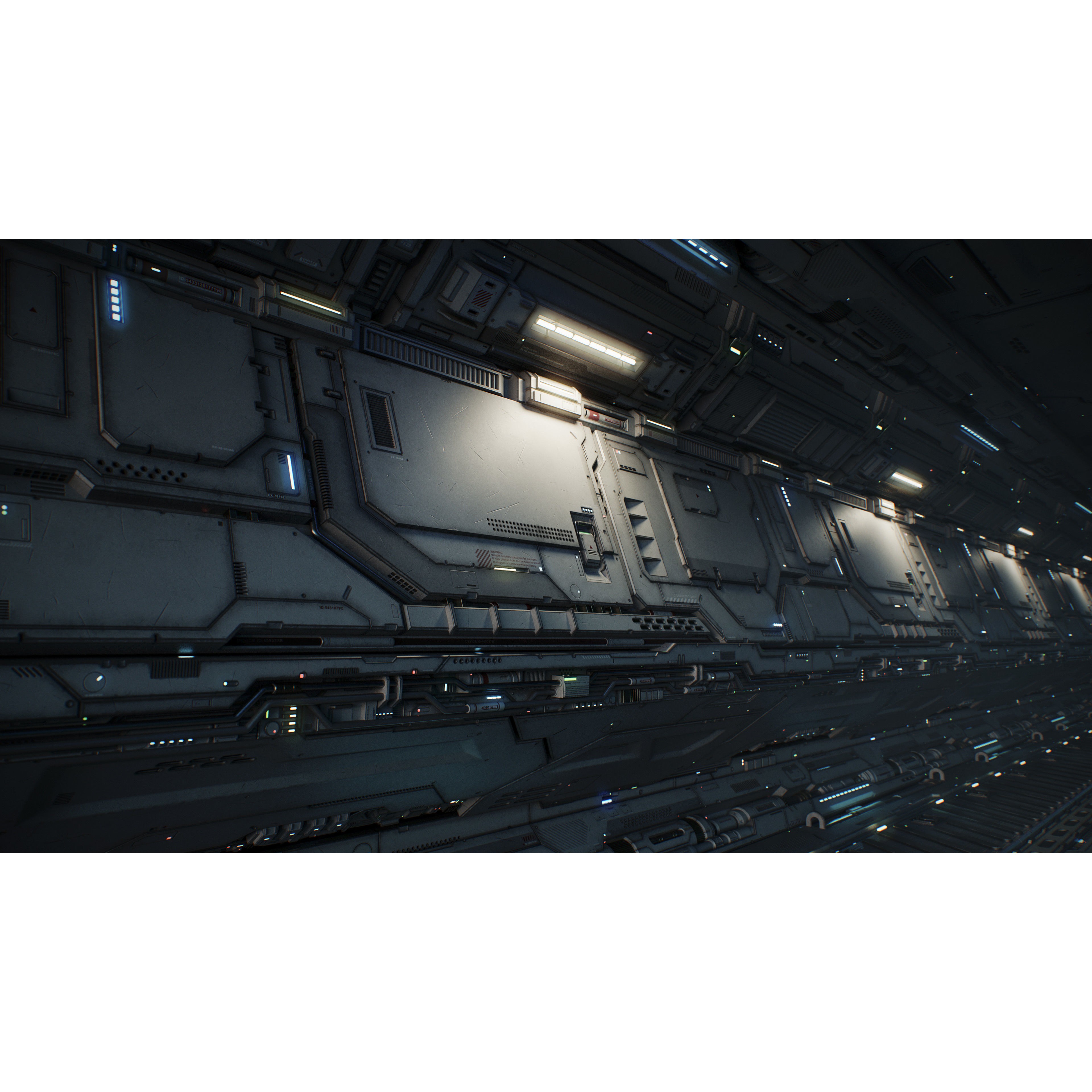 Sci-Fi Architecture Panels Kit Vol 02 - Low-Poly Game-Ready 3D Model - View 24