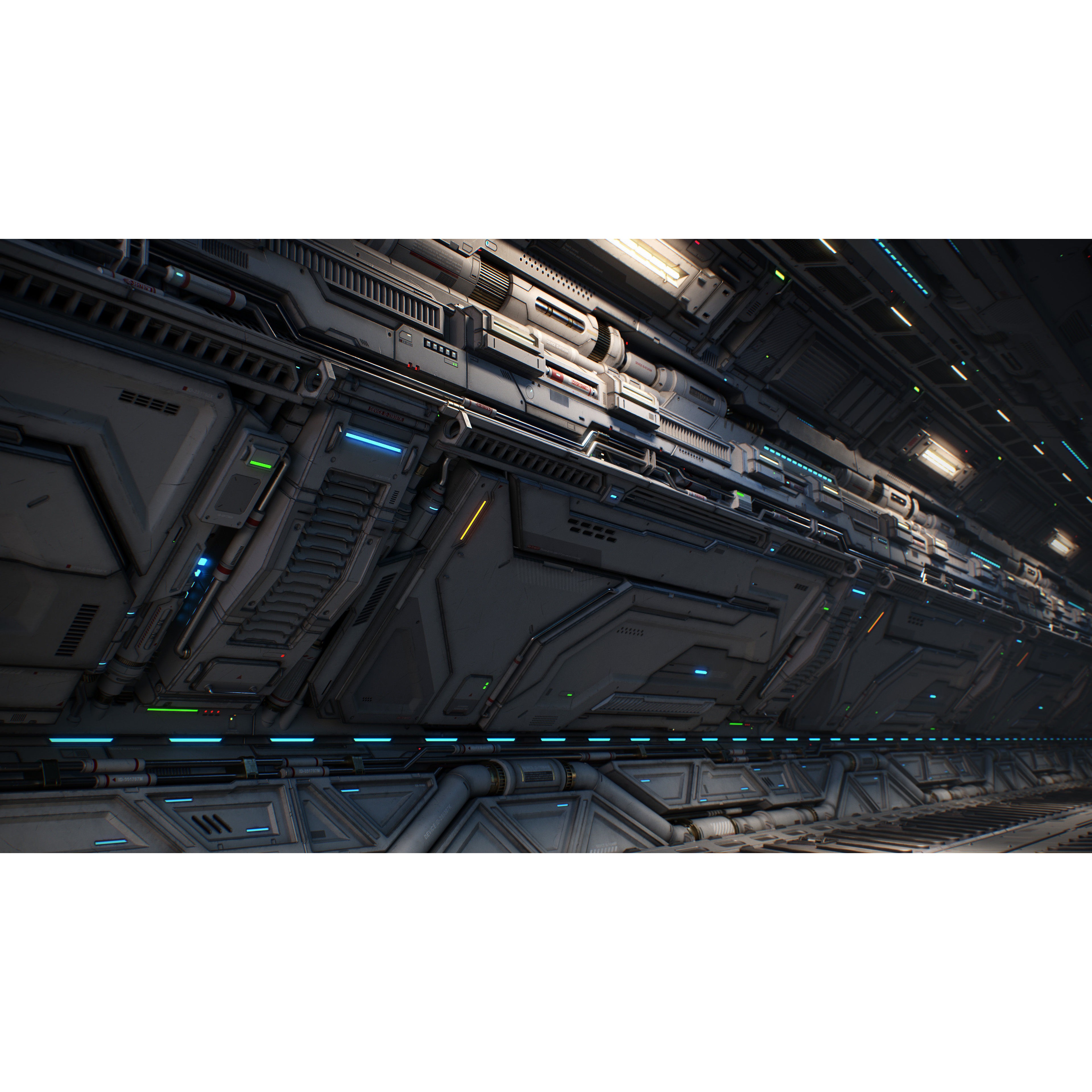 Sci-Fi Architecture Panels Kit Vol 02 - Low-Poly Game-Ready 3D Model - View 26