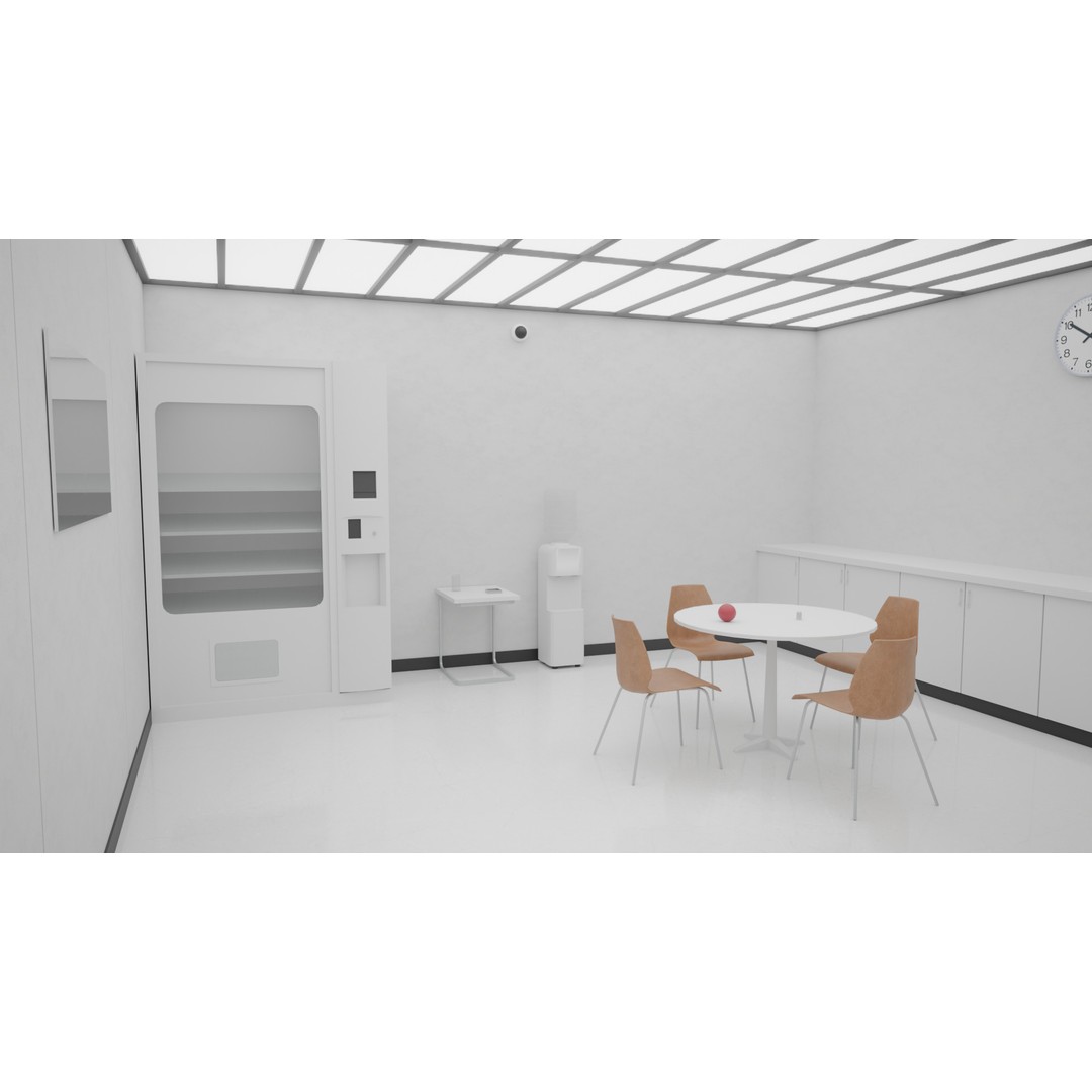 Severance Office 3D Model – High-Quality Architectural Asset, FBX, OBJ - View 10