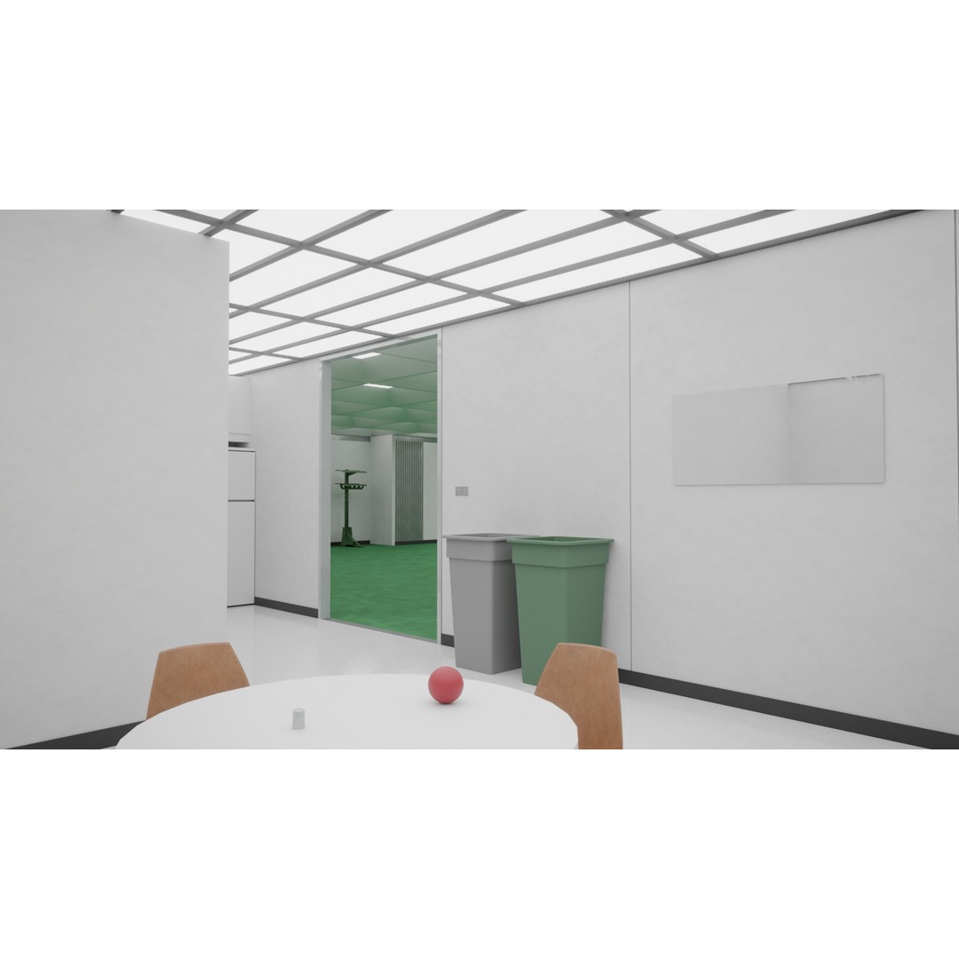 Severance Office 3D Model – High-Quality Architectural Asset, FBX, OBJ - View 11