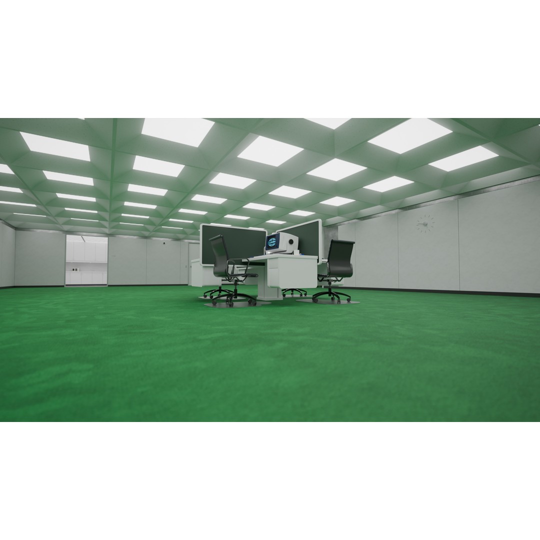 Severance Office 3D Model – High-Quality Architectural Asset, FBX, OBJ - View 17