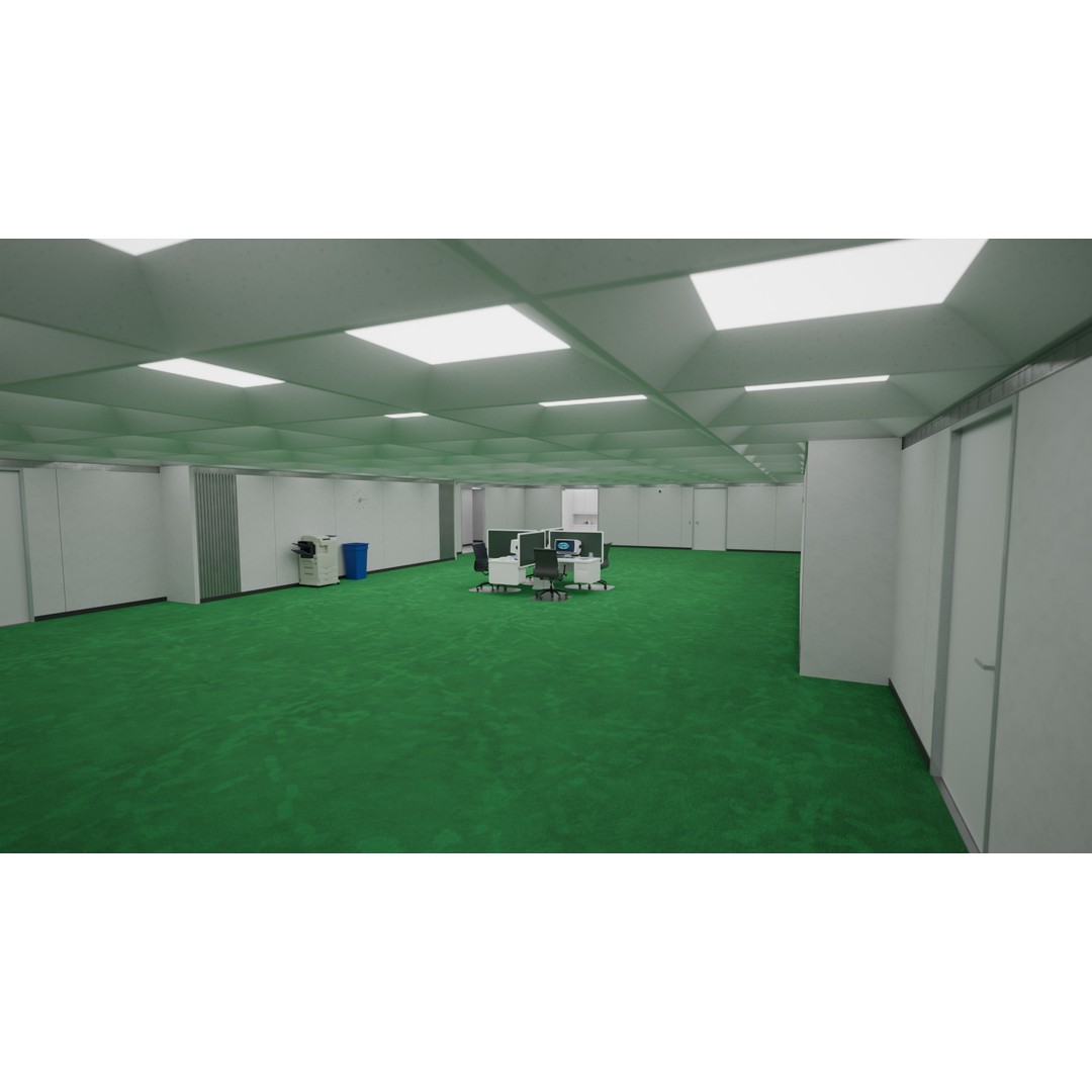 Severance Office 3D Model – High-Quality Architectural Asset, FBX, OBJ - View 18