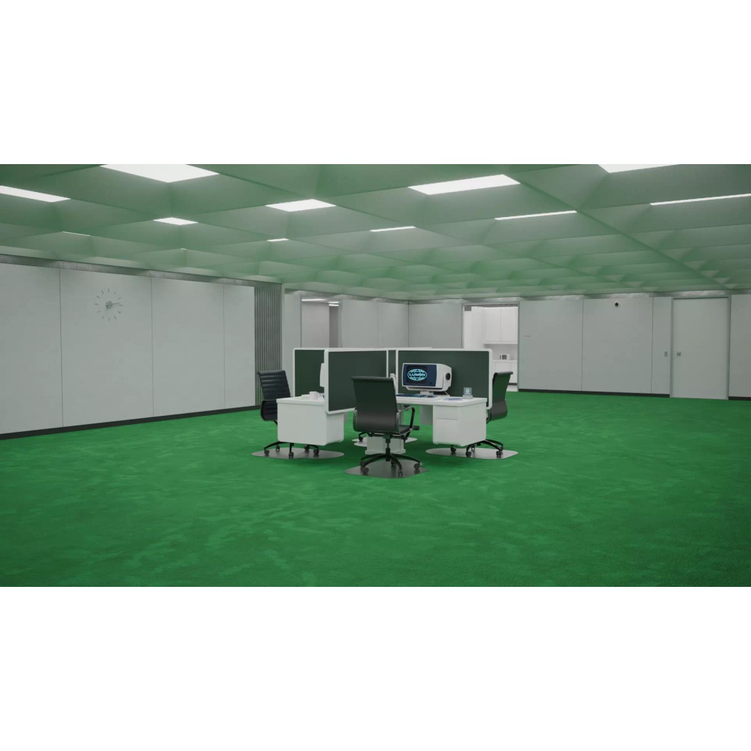 Severance Office 3D Model – High-Quality Architectural Asset, FBX, OBJ - View 2