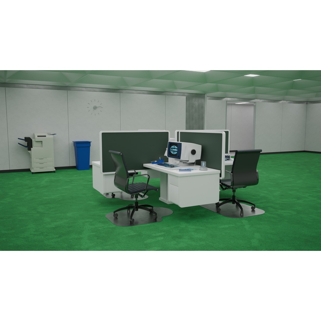 Severance Office 3D Model – High-Quality Architectural Asset, FBX, OBJ - View 3