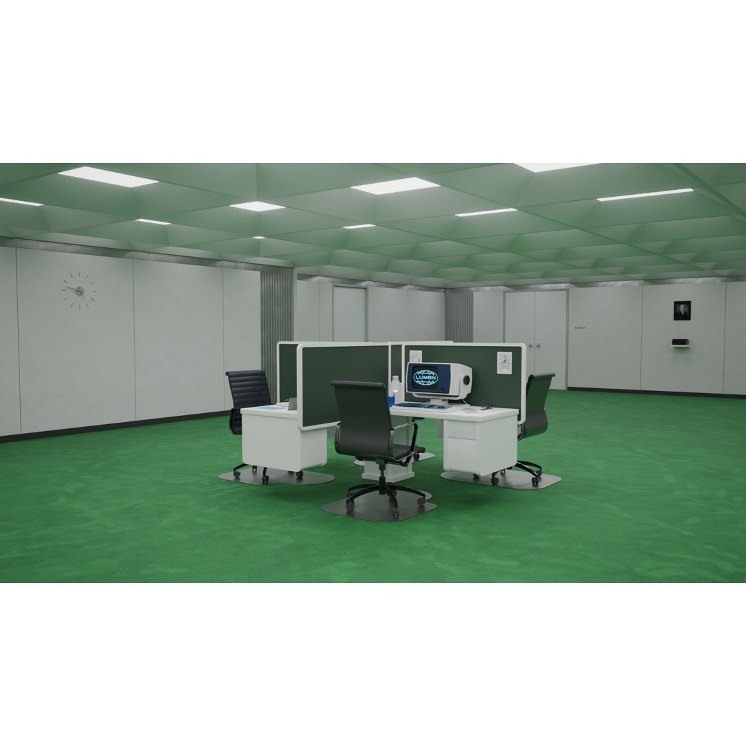 Severance Office 3D Model – High-Quality Architectural Asset, FBX, OBJ - View 5