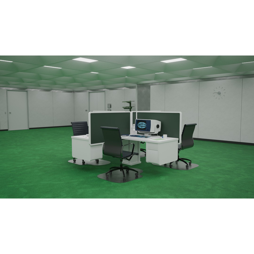 Severance Office 3D Model – High-Quality Architectural Asset, FBX, OBJ - View 6