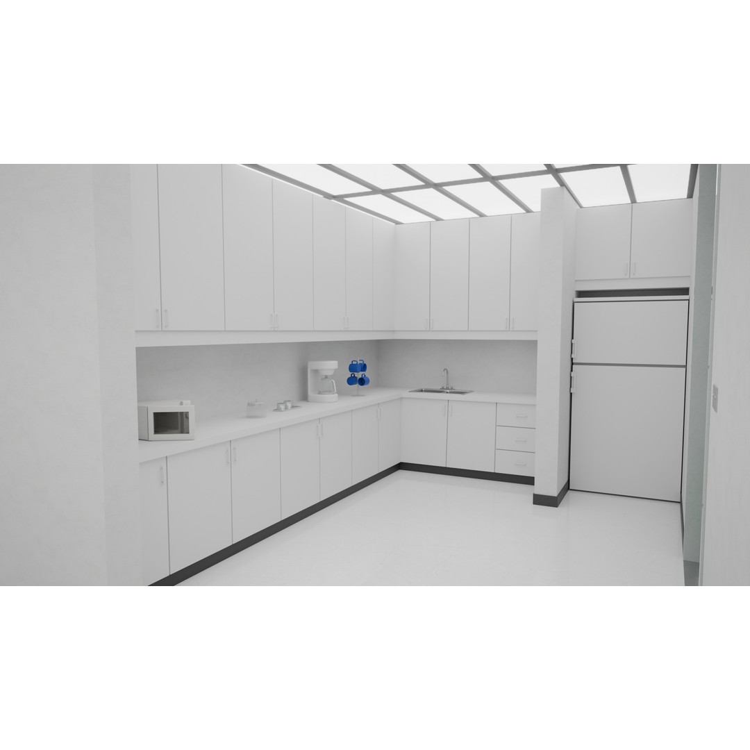 Severance Office 3D Model – High-Quality Architectural Asset, FBX, OBJ - View 9