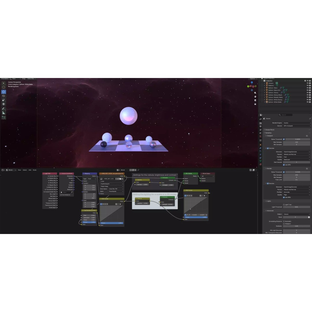 360 Degree 16K HDRI Space Background 3D Model – Equirectangular Environment Map - View 31