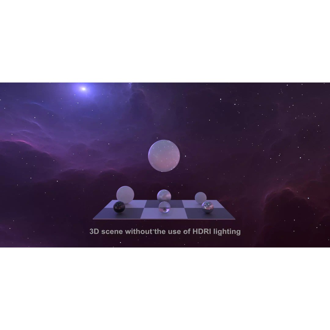 360 Degree 16K HDRI Space Background 3D Model – Equirectangular Environment Map - View 5