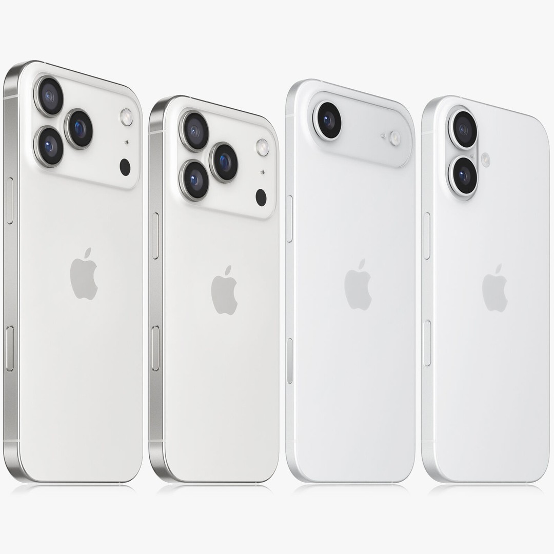 Apple iPhone 17 3D Model – Realistic PBR Geometry, Multiple Formats - View 3