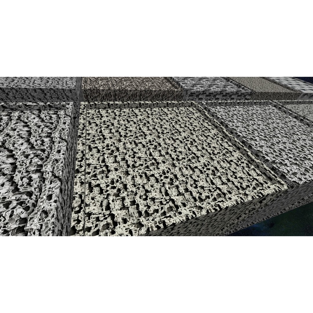 40 Seamless Sci-fi Patterns 3D Model – Corroded Textures, JPEG - View 10