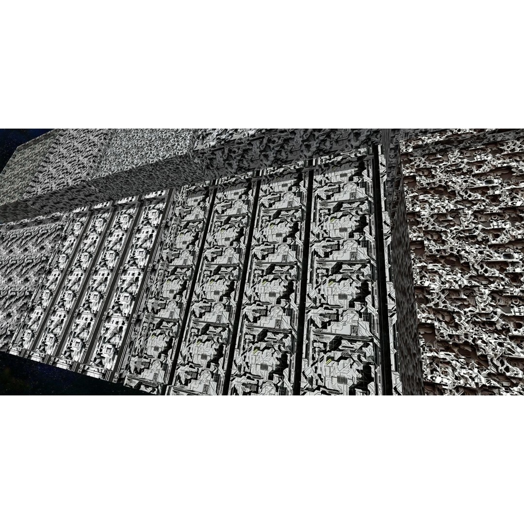 40 Seamless Sci-fi Patterns 3D Model – Corroded Textures, JPEG - View 11