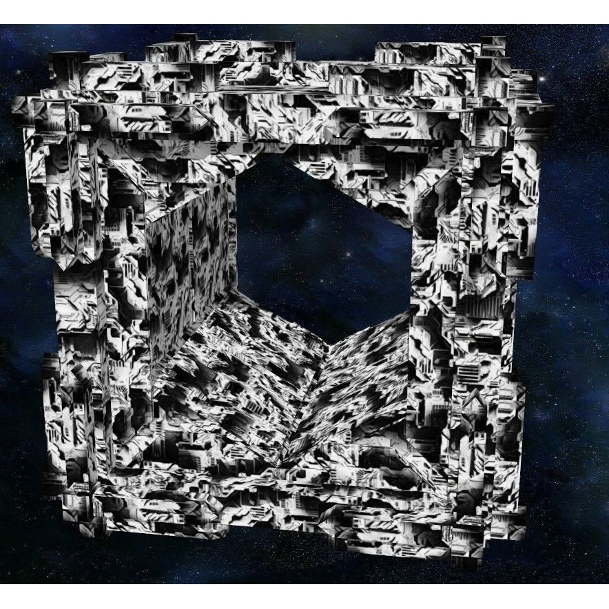 40 Seamless Sci-fi Patterns 3D Model – Corroded Textures, JPEG - View 14