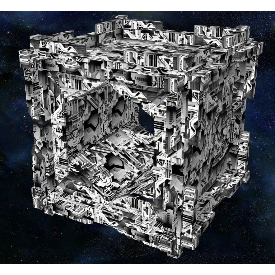 40 Seamless Sci-fi Patterns 3D Model – Corroded Textures, JPEG - View 15