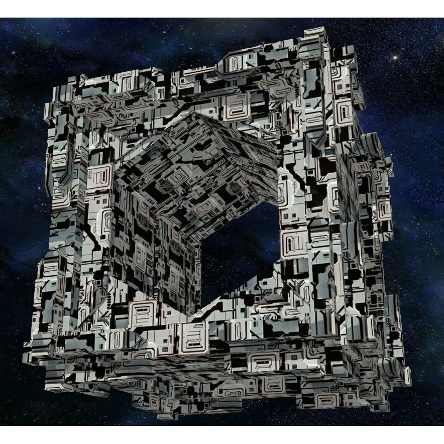 40 Seamless Sci-fi Patterns 3D Model – Corroded Textures, JPEG - View 16