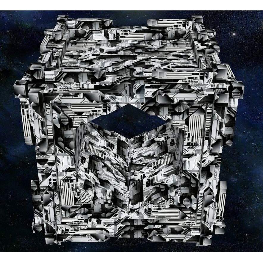 40 Seamless Sci-fi Patterns 3D Model – Corroded Textures, JPEG - View 19