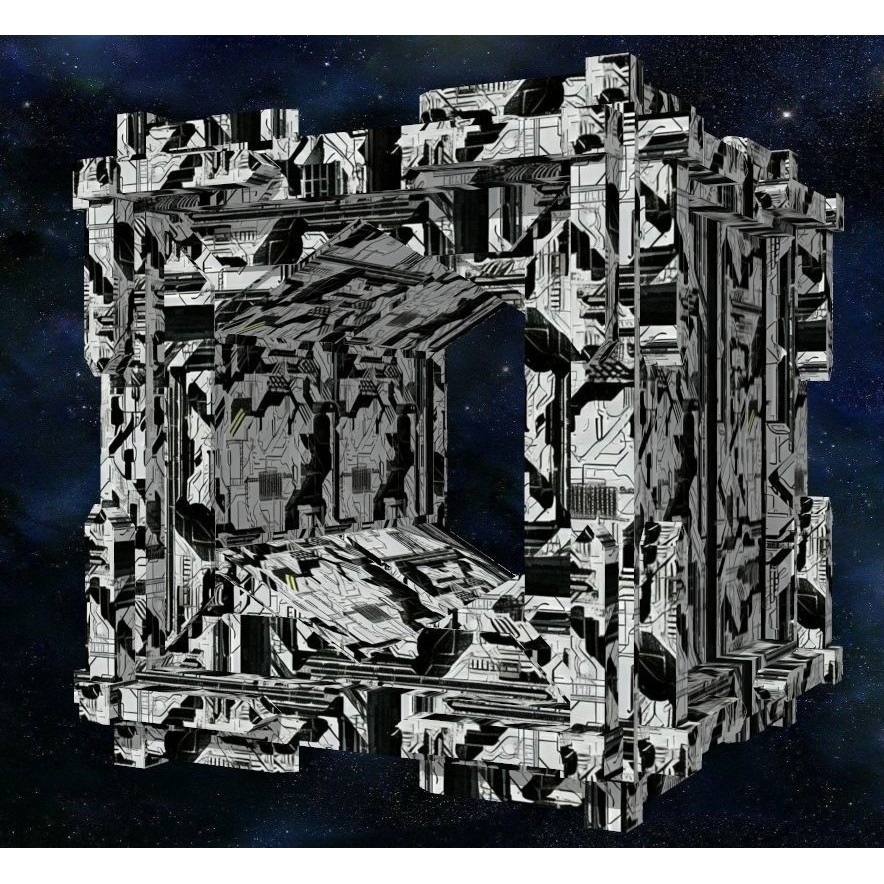 40 Seamless Sci-fi Patterns 3D Model – Corroded Textures, JPEG - View 23