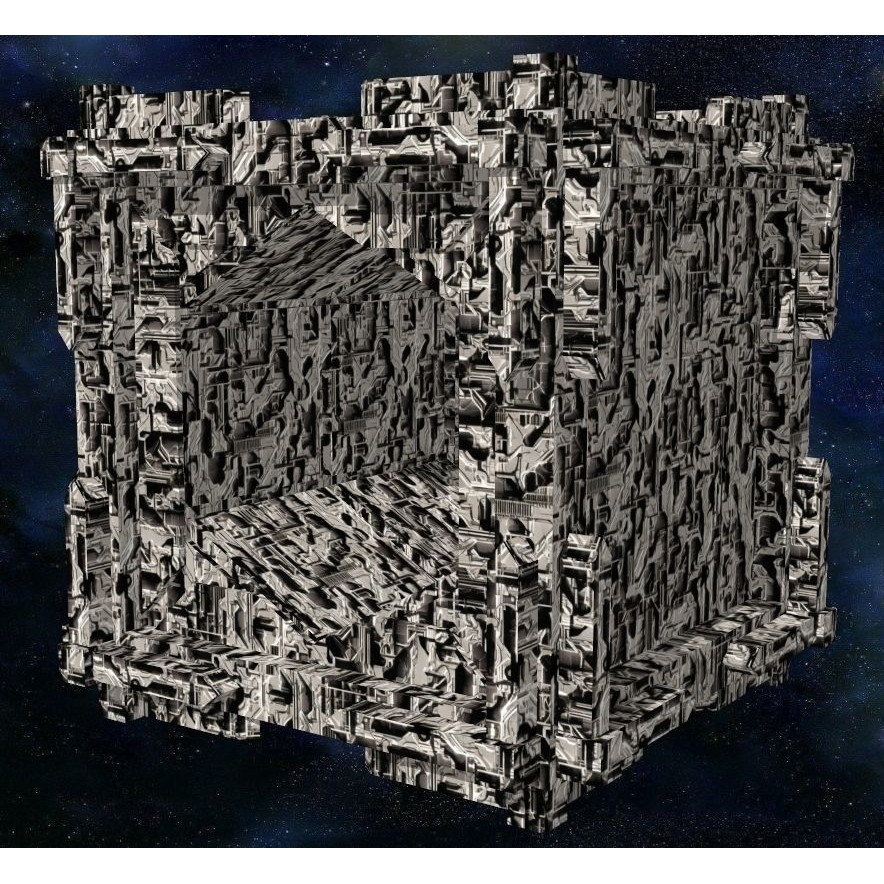 40 Seamless Sci-fi Patterns 3D Model – Corroded Textures, JPEG - View 24