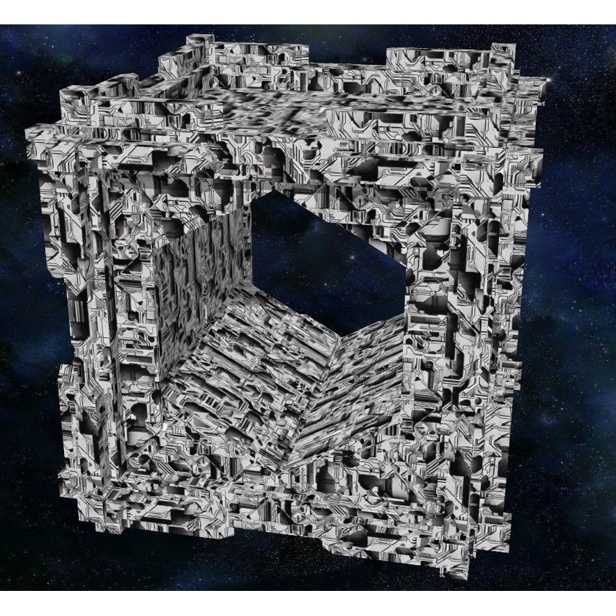 40 Seamless Sci-fi Patterns 3D Model – Corroded Textures, JPEG - View 25