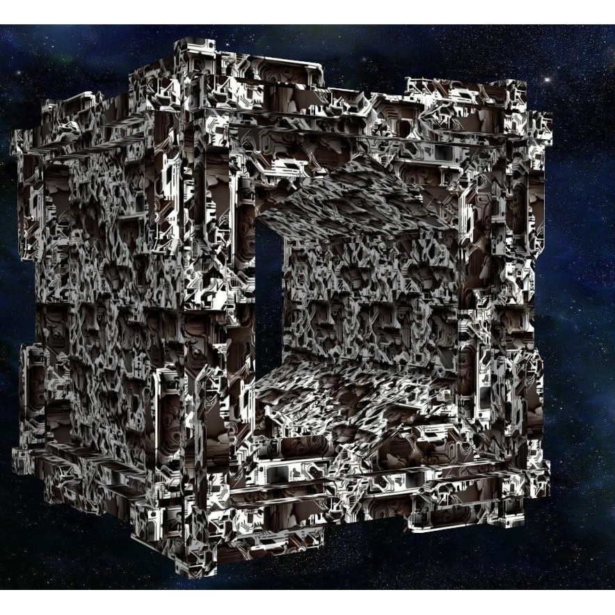 40 Seamless Sci-fi Patterns 3D Model – Corroded Textures, JPEG - View 26