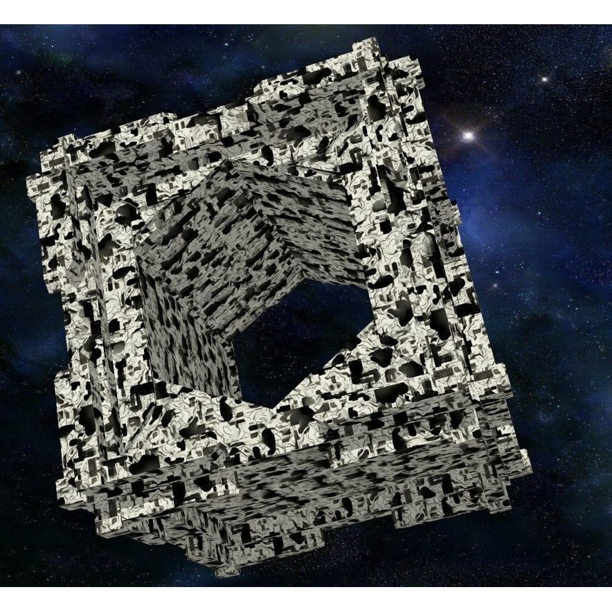 40 Seamless Sci-fi Patterns 3D Model – Corroded Textures, JPEG - View 27