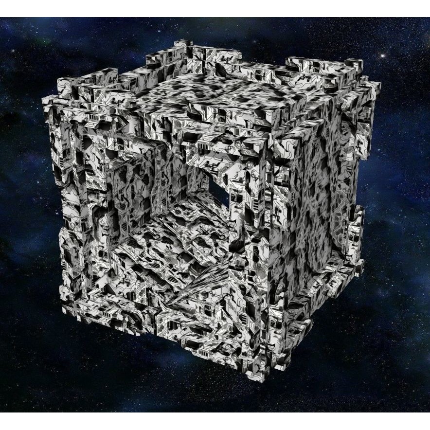 40 Seamless Sci-fi Patterns 3D Model – Corroded Textures, JPEG - View 29