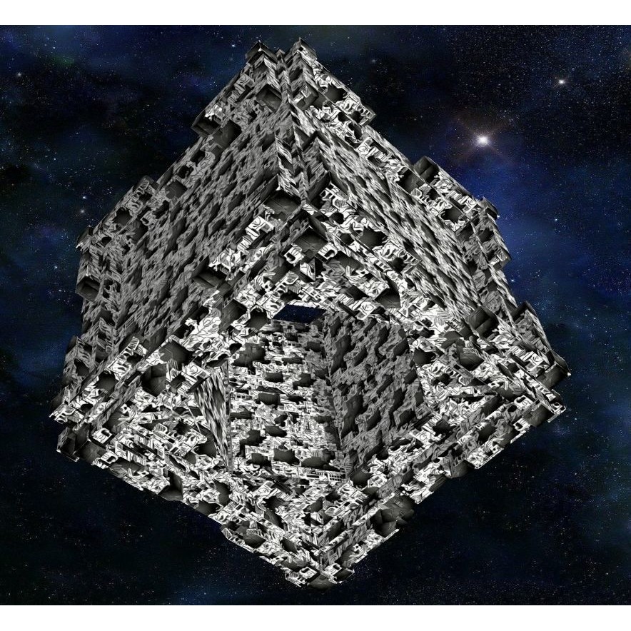 40 Seamless Sci-fi Patterns 3D Model – Corroded Textures, JPEG - View 30