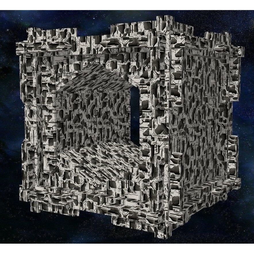 40 Seamless Sci-fi Patterns 3D Model – Corroded Textures, JPEG - View 32