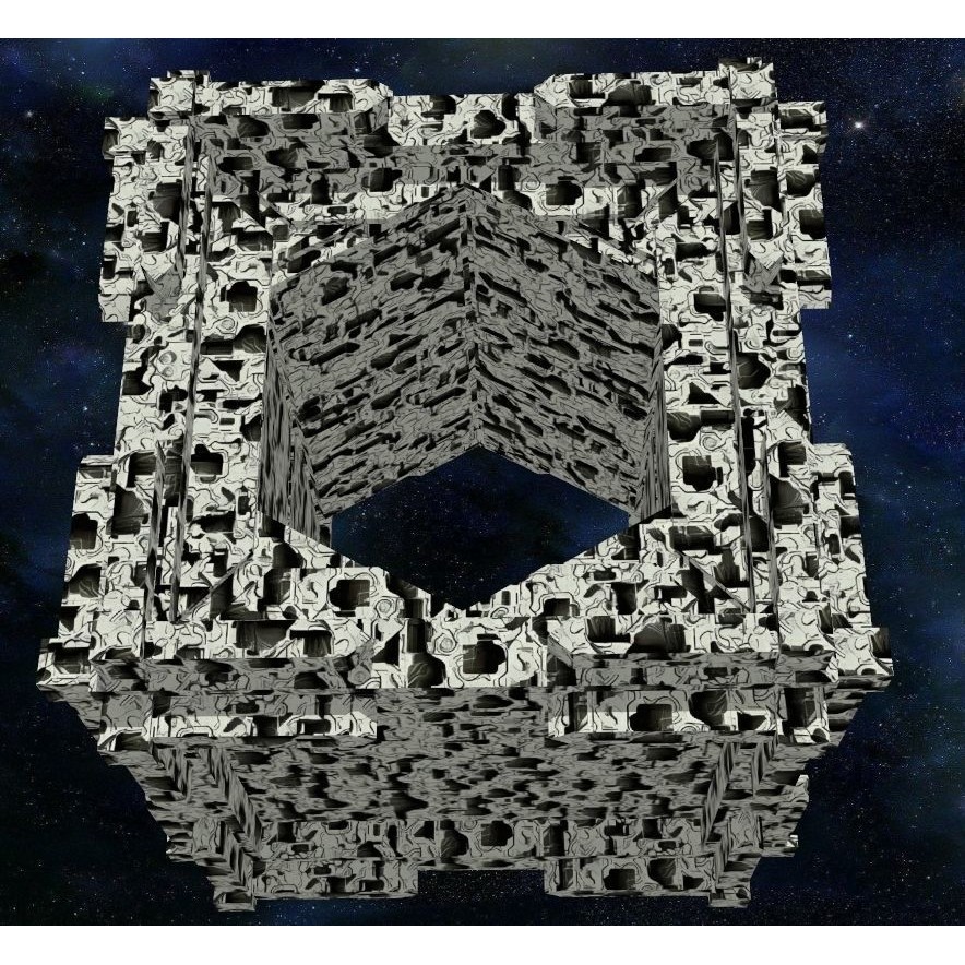 40 Seamless Sci-fi Patterns 3D Model – Corroded Textures, JPEG - View 33