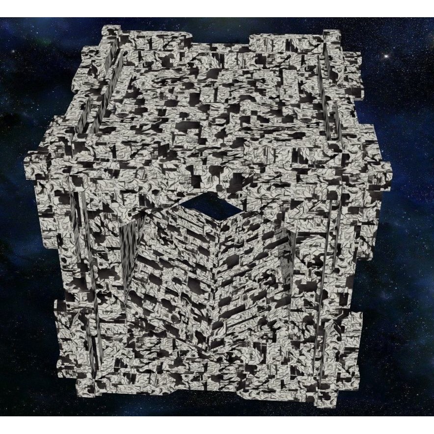 40 Seamless Sci-fi Patterns 3D Model – Corroded Textures, JPEG - View 34