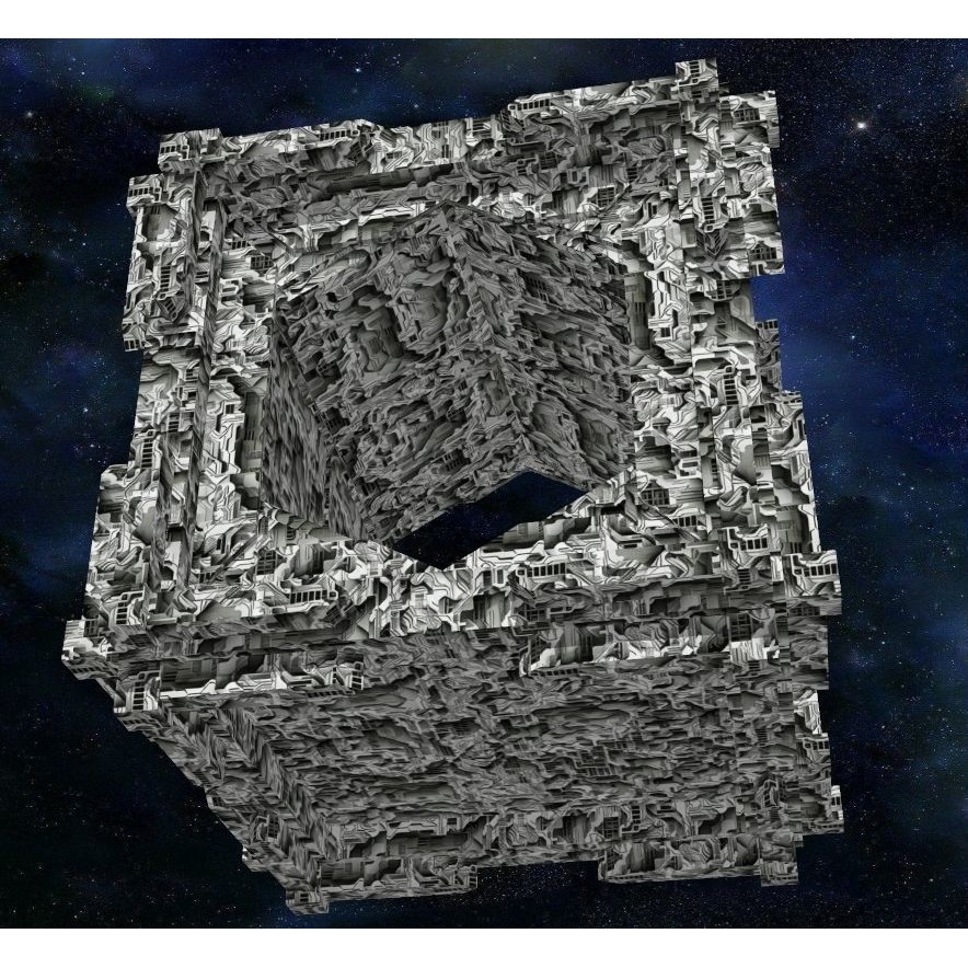 40 Seamless Sci-fi Patterns 3D Model – Corroded Textures, JPEG - View 37