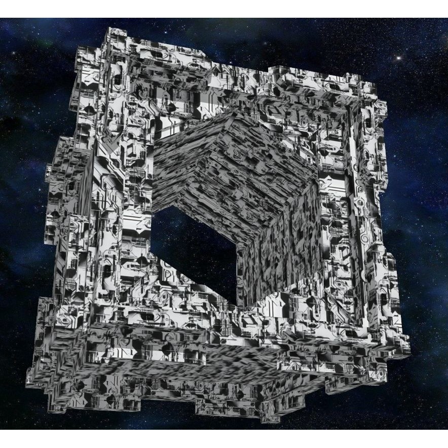 40 Seamless Sci-fi Patterns 3D Model – Corroded Textures, JPEG - View 40