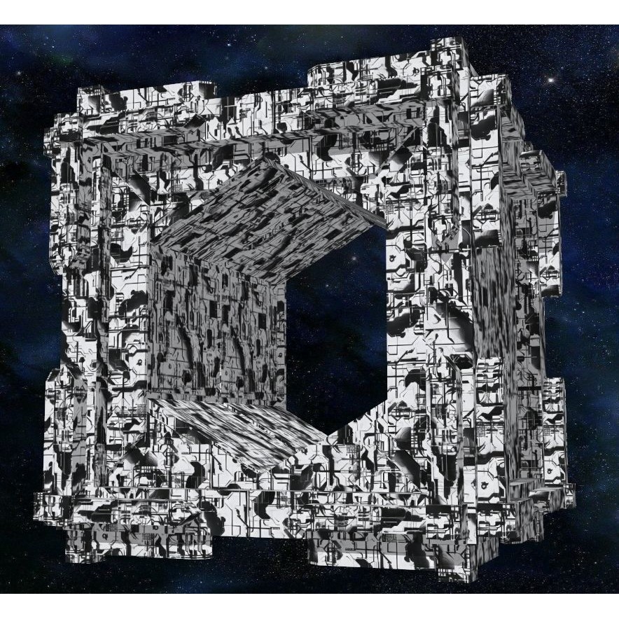 40 Seamless Sci-fi Patterns 3D Model – Corroded Textures, JPEG - View 41