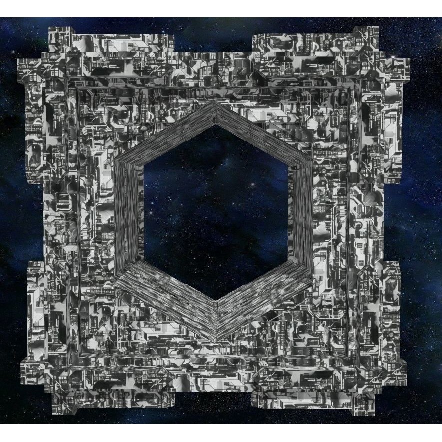 40 Seamless Sci-fi Patterns 3D Model – Corroded Textures, JPEG - View 47