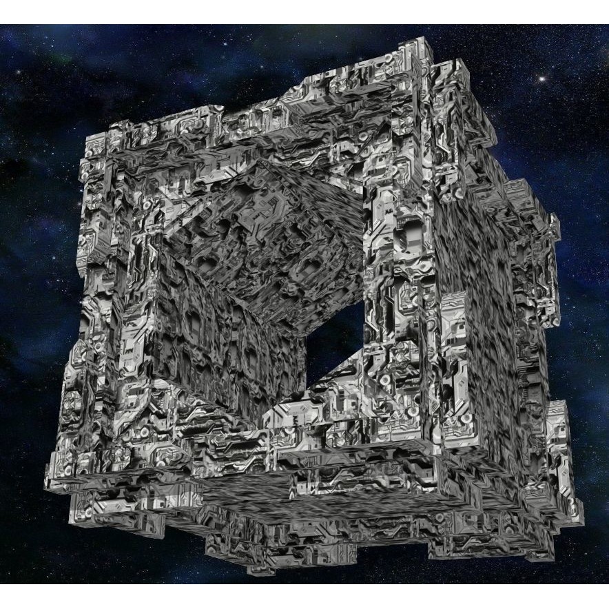 40 Seamless Sci-fi Patterns 3D Model – Corroded Textures, JPEG - View 50