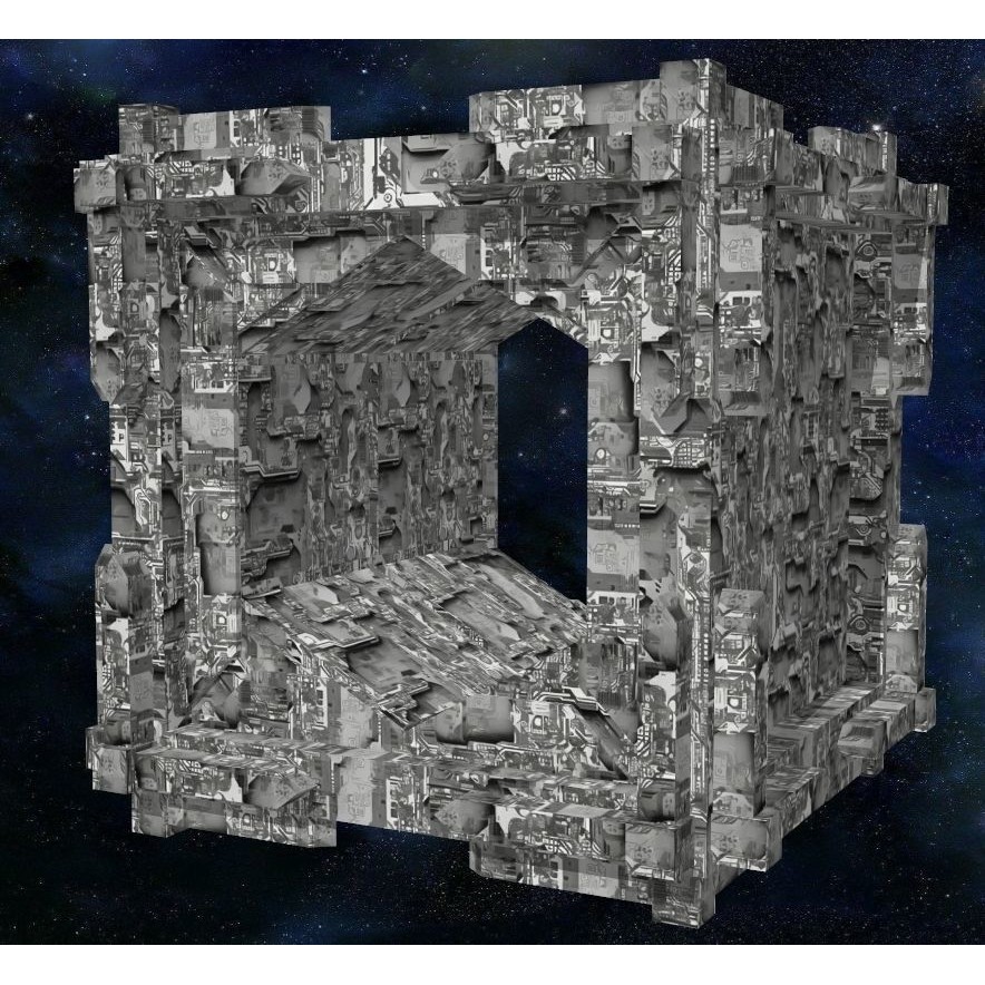 40 Seamless Sci-fi Patterns 3D Model – Corroded Textures, JPEG - View 51