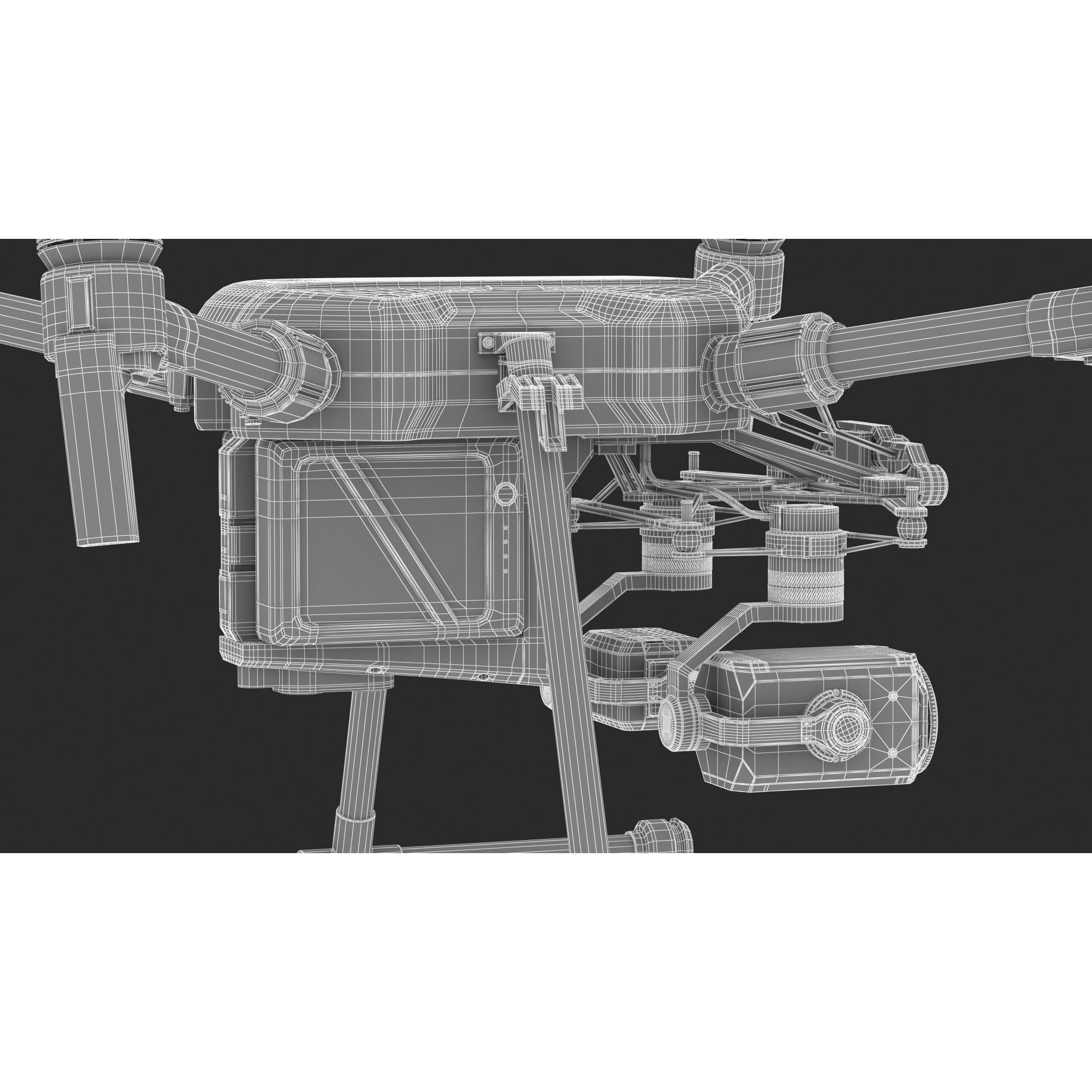 DJI Matrice 200 Series V2 - Game-Ready 3D Model - View 24