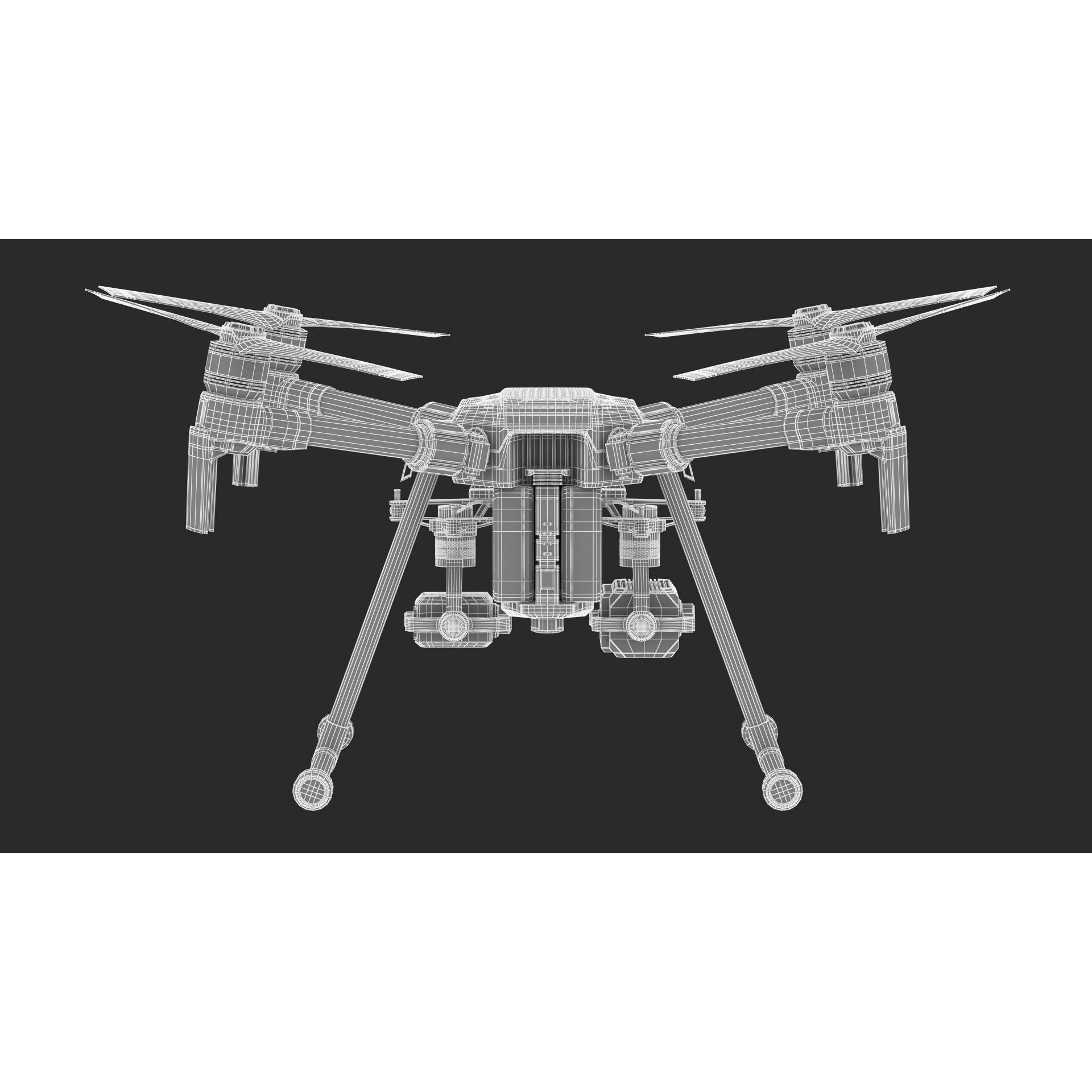 DJI Matrice 200 Series V2 - Game-Ready 3D Model - View 26