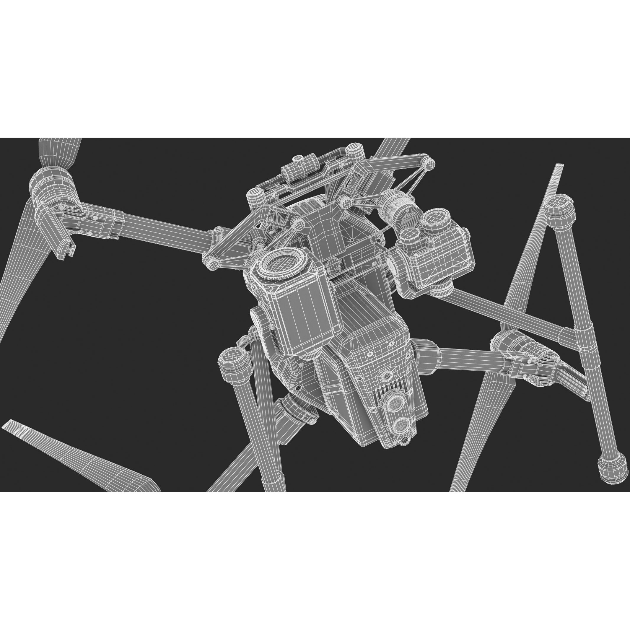 DJI Matrice 200 Series V2 - Game-Ready 3D Model - View 28