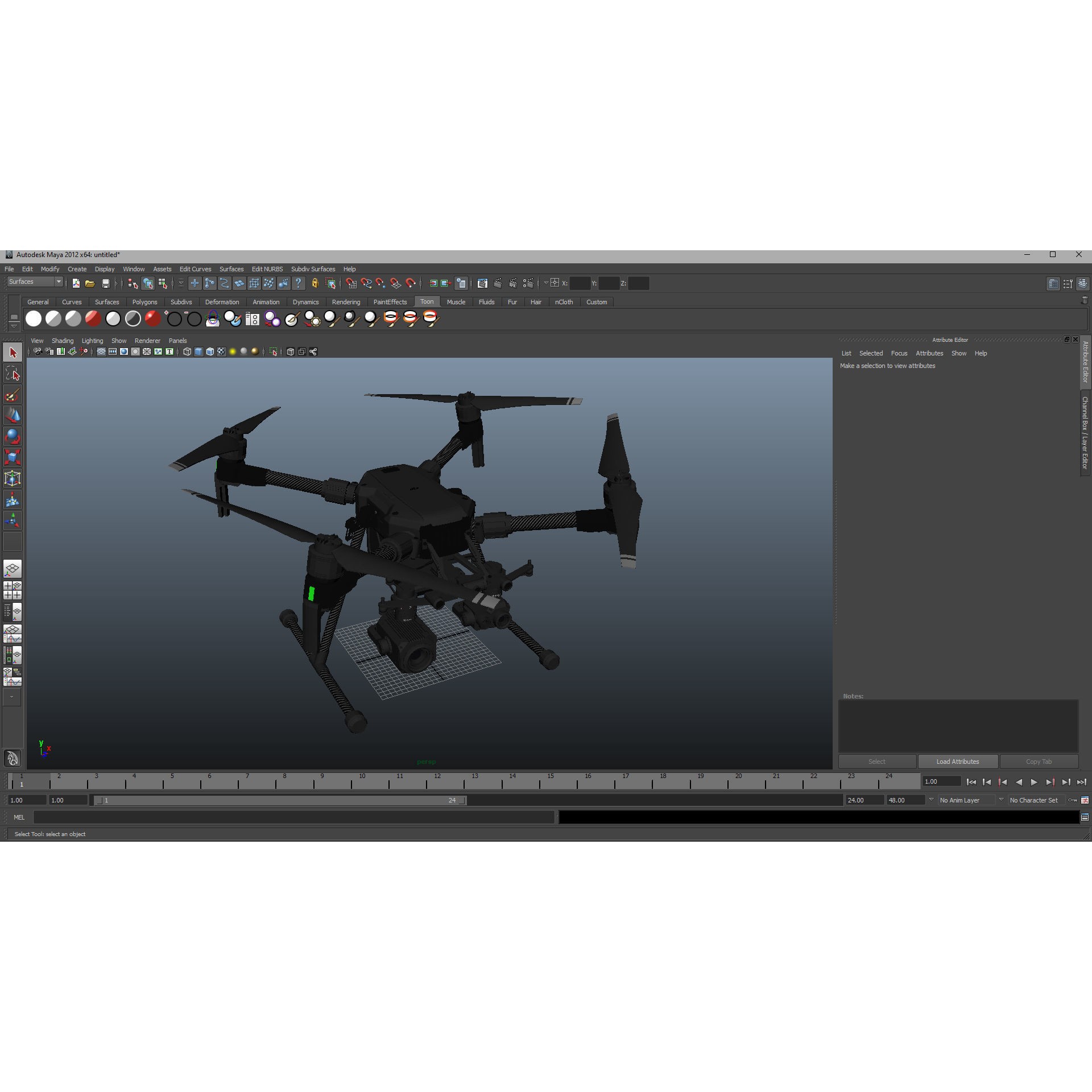 DJI Matrice 200 Series V2 - Game-Ready 3D Model - View 31