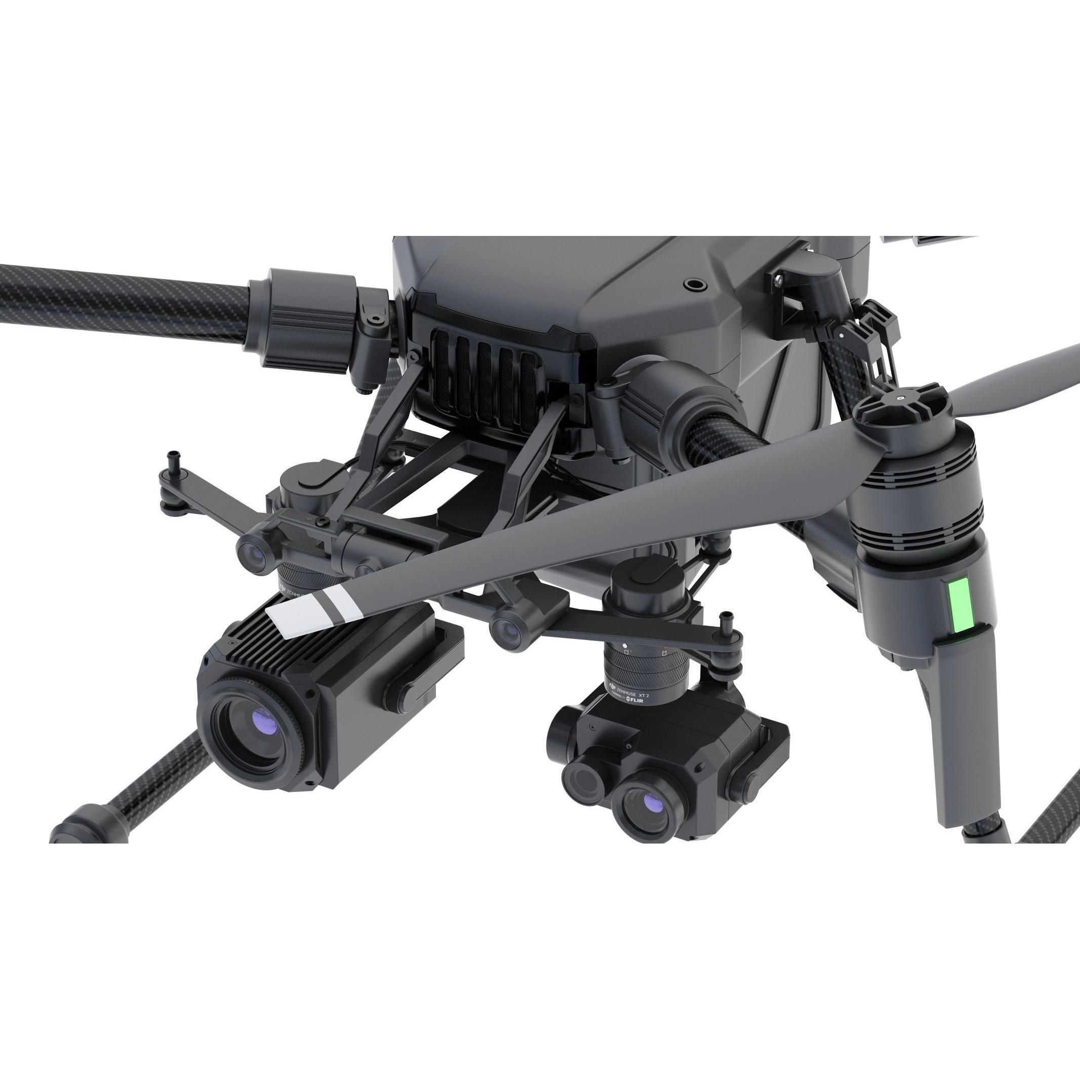 DJI Matrice 200 Series V2 - Game-Ready 3D Model - View 4
