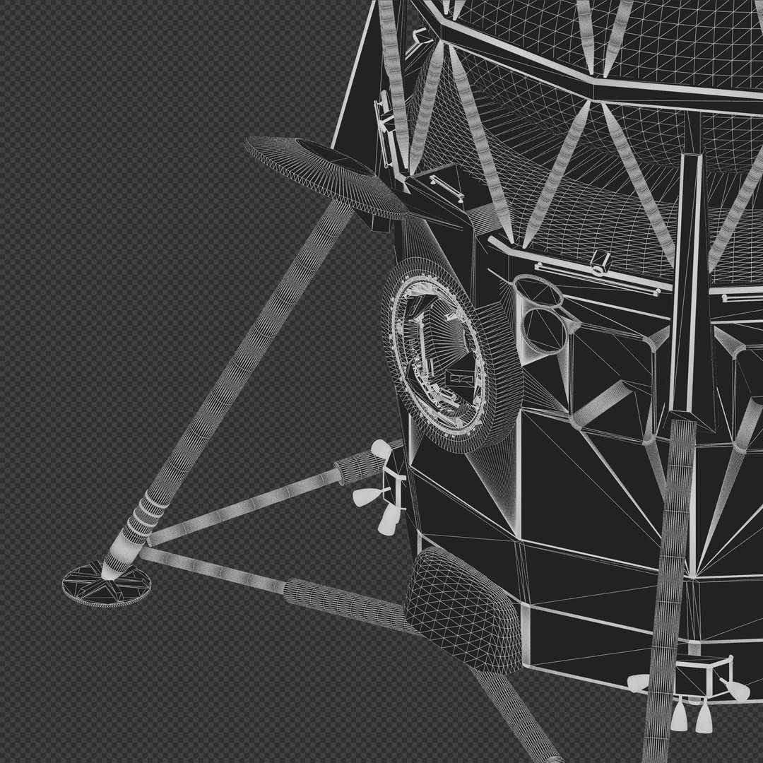 Blue Moon Human Landing System 3D Model – PBR Spacecraft, Blender, FBX - View 14