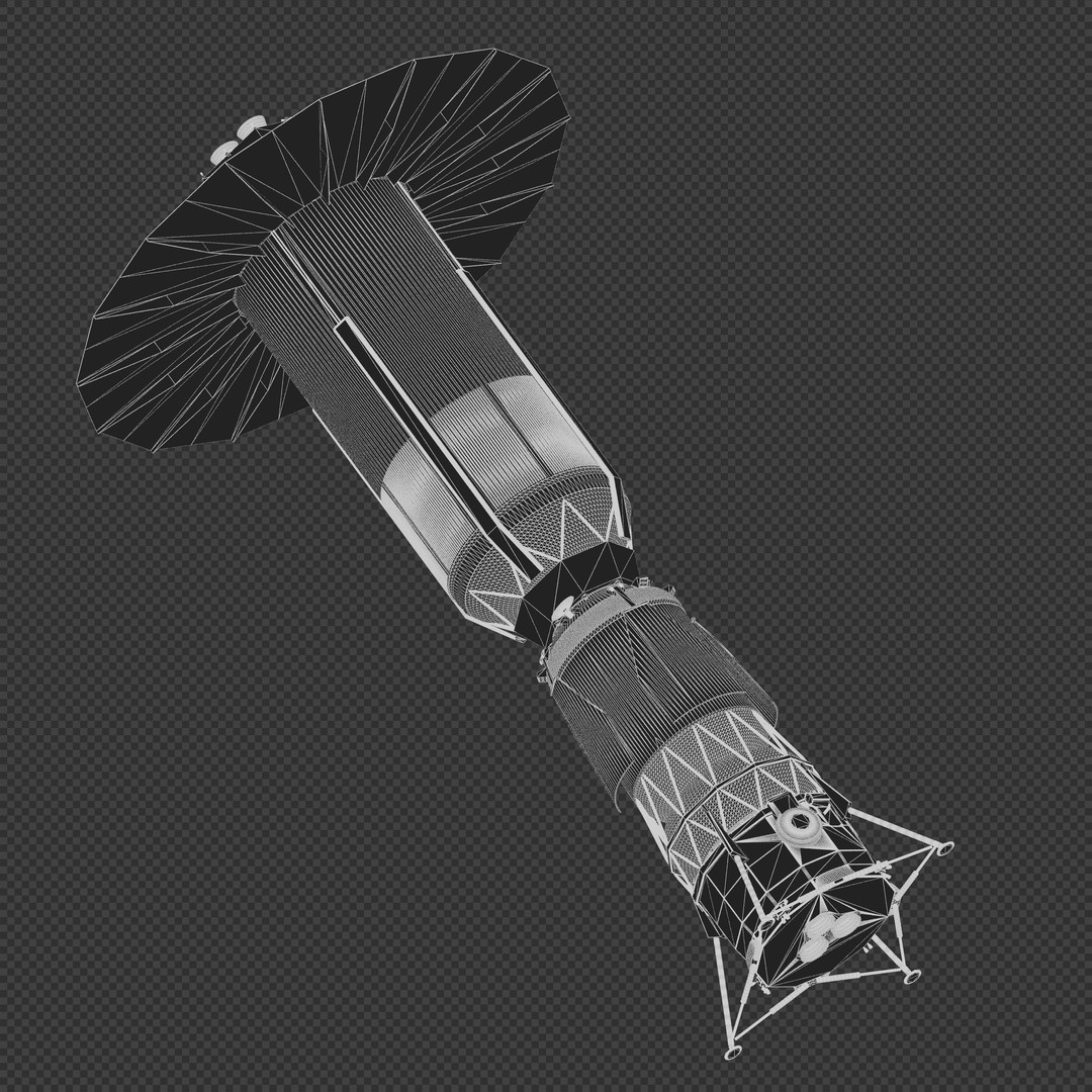Blue Moon Human Landing System 3D Model – PBR Spacecraft, Blender, FBX - View 16