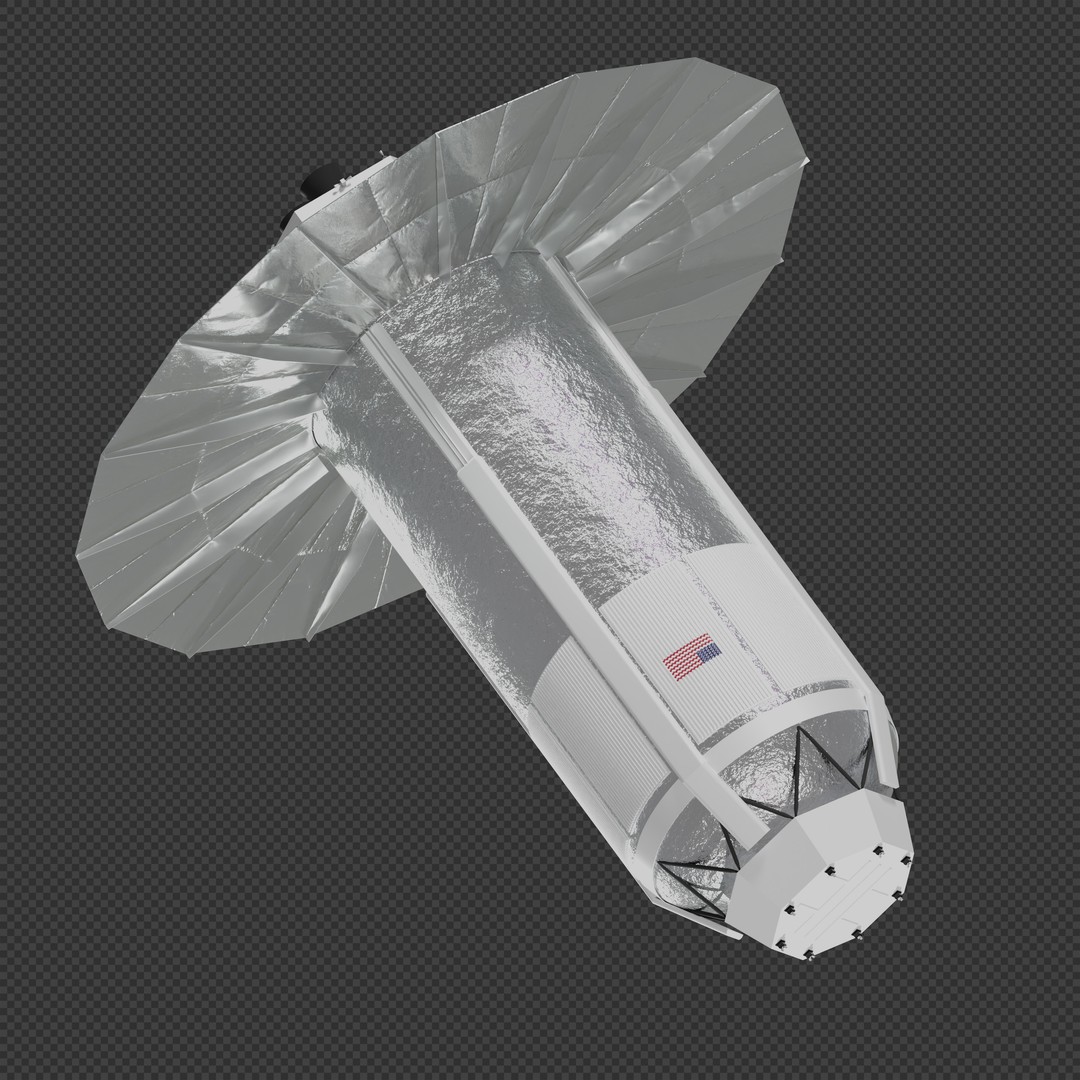 Blue Moon Human Landing System 3D Model – PBR Spacecraft, Blender, FBX - View 7