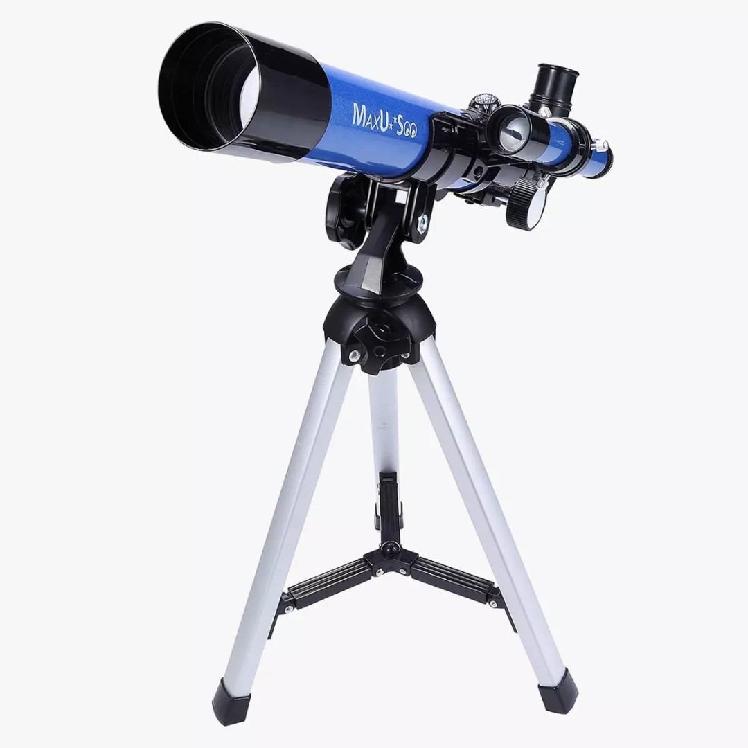 Kids Telescope 3D Model – Low Poly Game Asset with PBR Textures - View 2